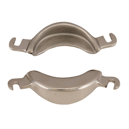 curved equine bite plates, cupped horse speculum inserts