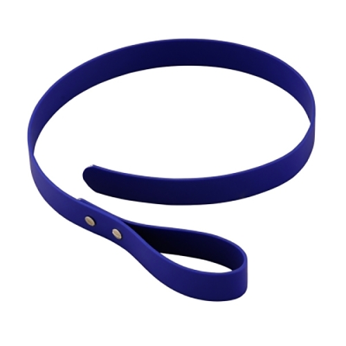 blue synthetic speculum strap, biothane horse speculum strap